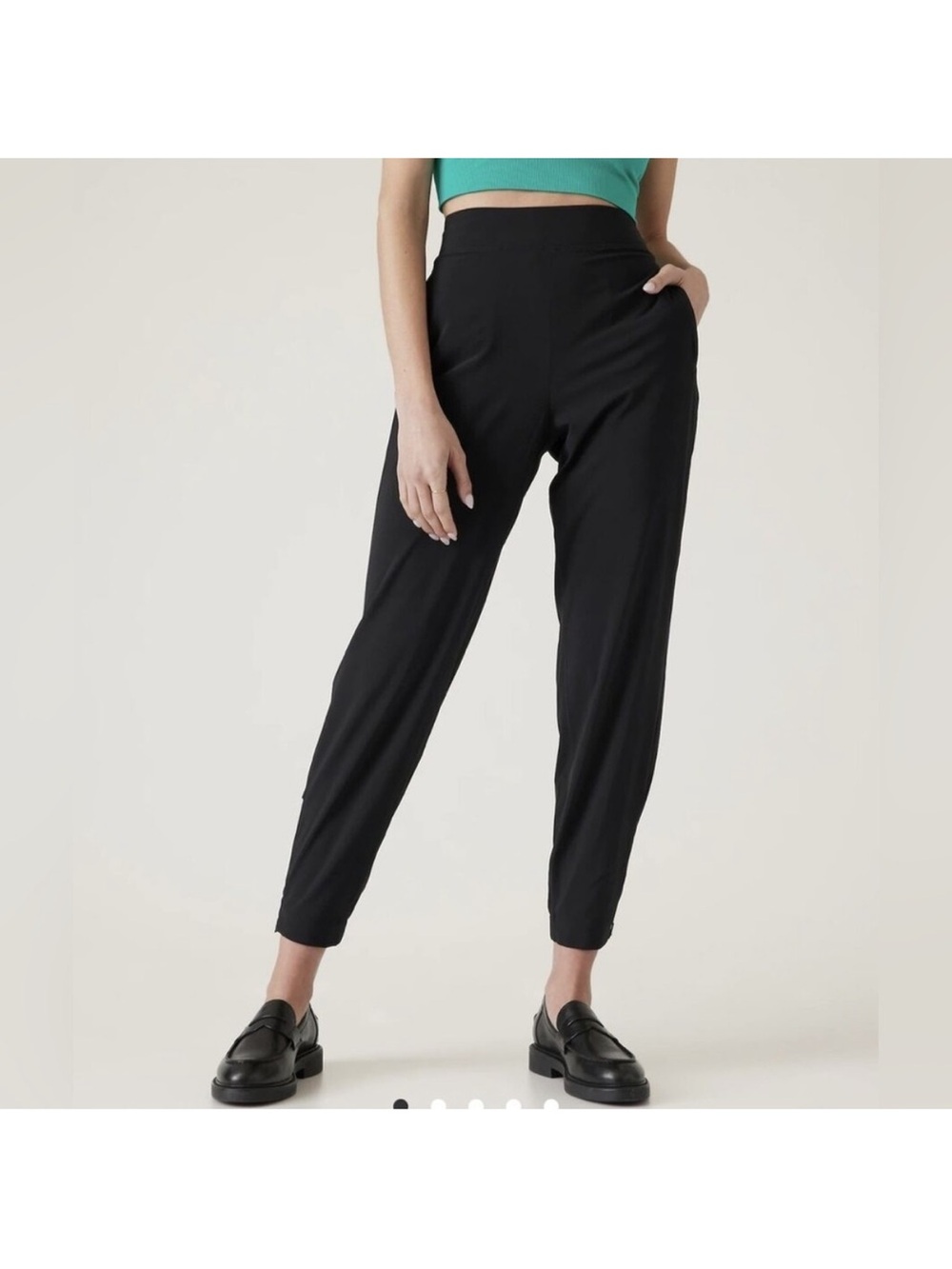Athleta Brooklyn Heights High Rise Jogger Pants Size 2 Zipper Ankle